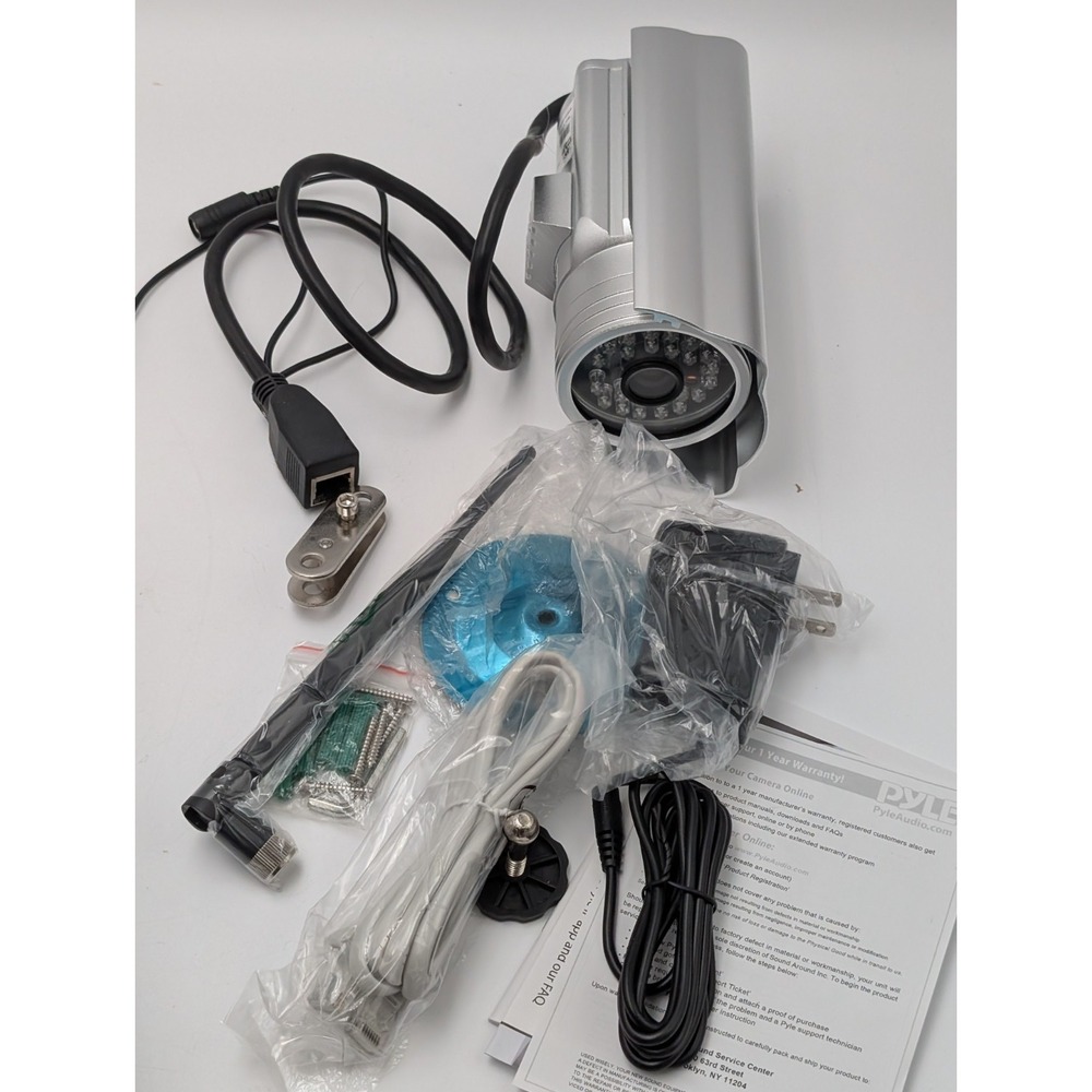 PYLE WIRELESS/WIRED P2P NETWORK PIPCAM15 NEW Open Box - Picture 6 of 9